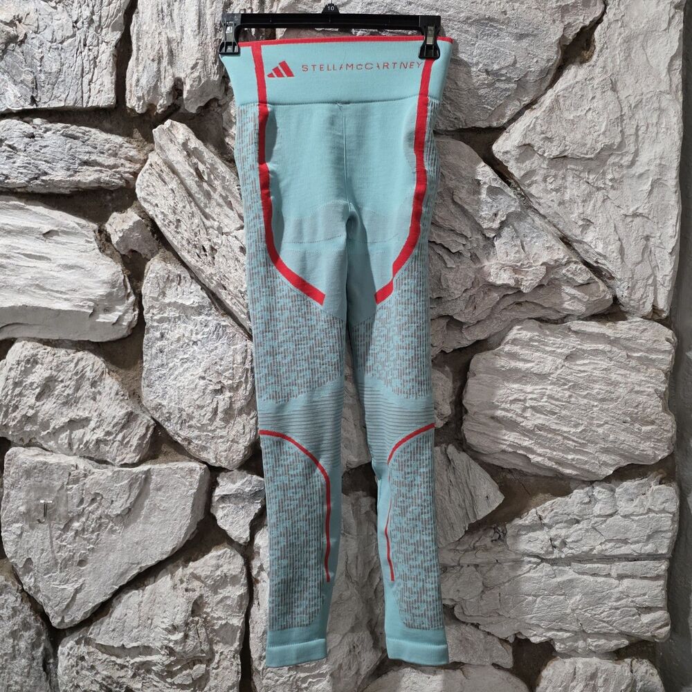Adidas By Stella McCartney TrueStrength Seamless Training Tights Size XS Blue